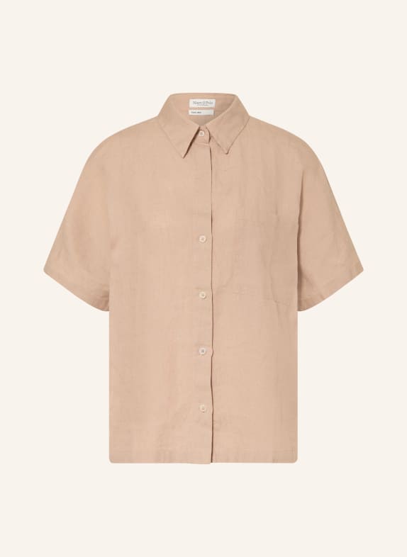 Marc O'Polo Skjortblus i linne BEIGE