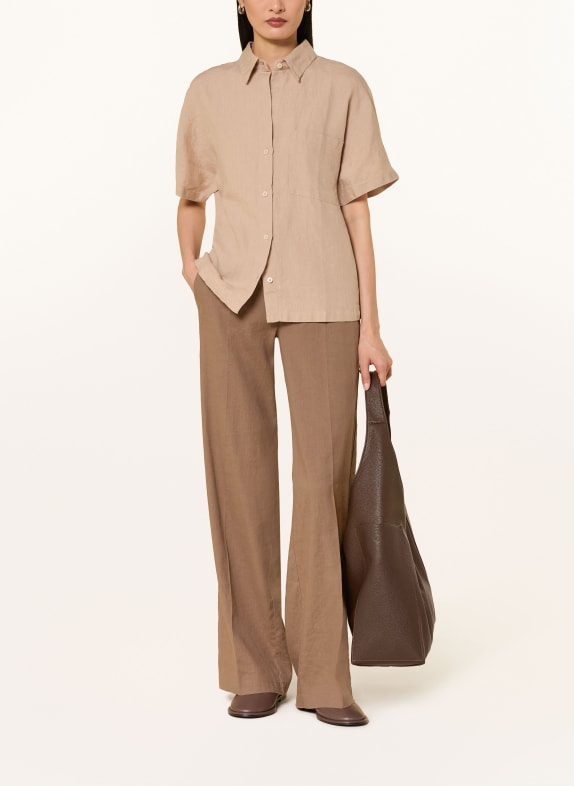 Marc O'Polo Skjortblus i linne BEIGE