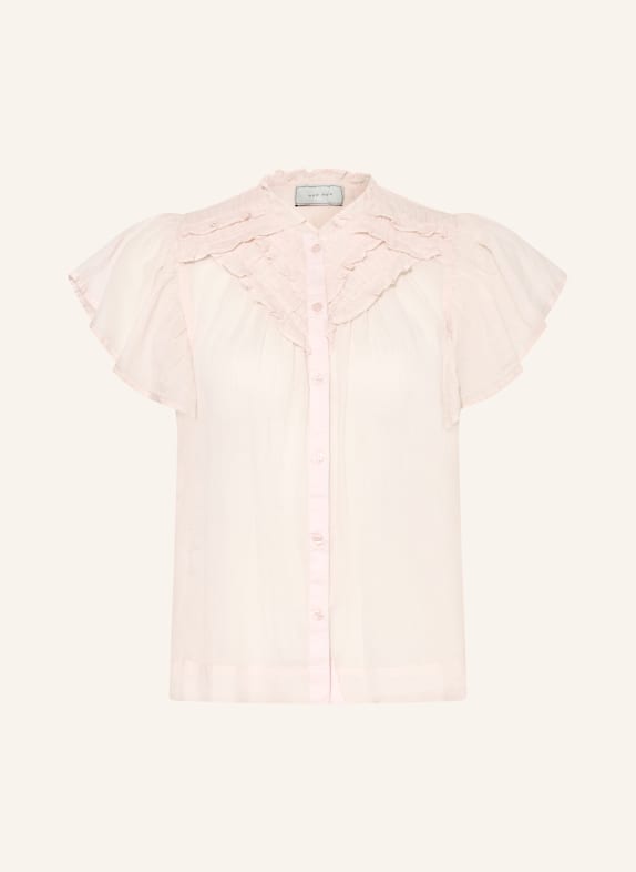 NEO NOIR VINSA S Blouse with Ruffles ROSE