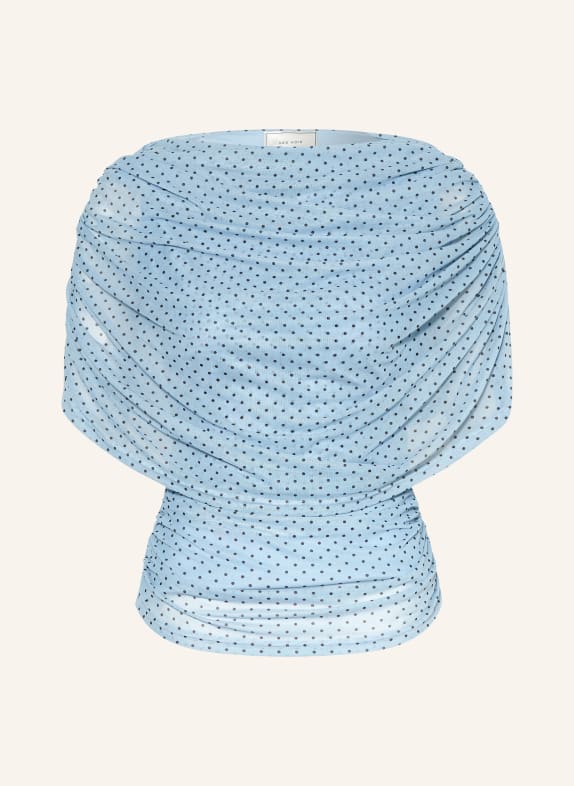 NEO NOIR Haut en maille COTTUNA BLEU CLAIR / BLEU FONCÉ