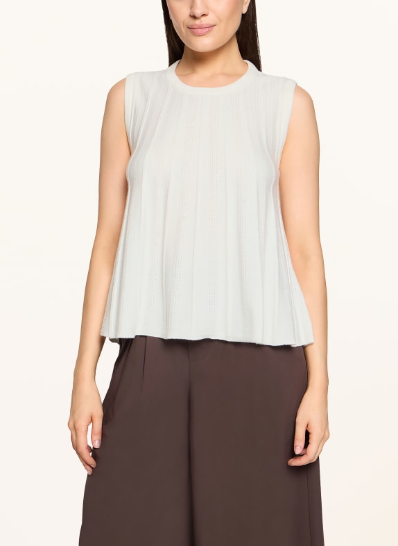 CARTOON Knit top WHITE