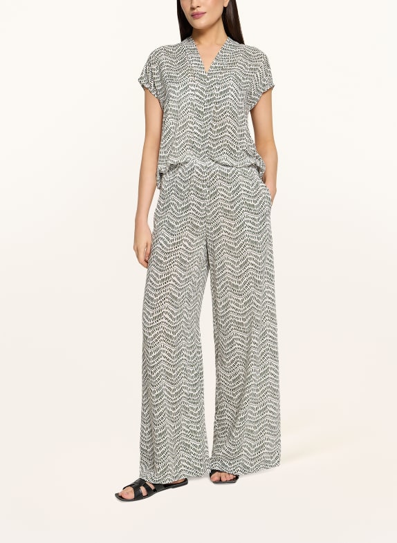 CARTOON Marlene pants GREEN / ECRU
