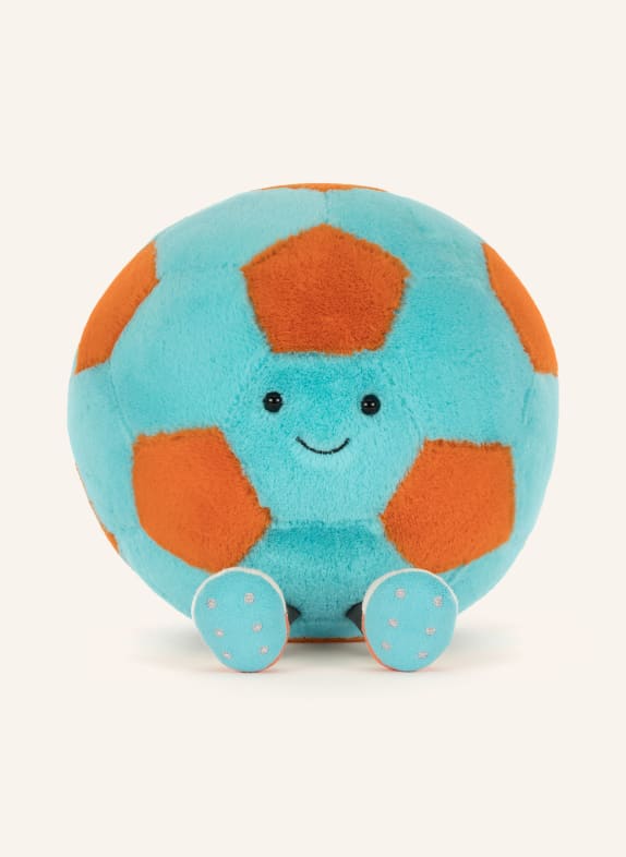 Jellycat Knuffels AMUSEABLES JELLYCAT FOOTBALL NEONBLAUW / ORANJE