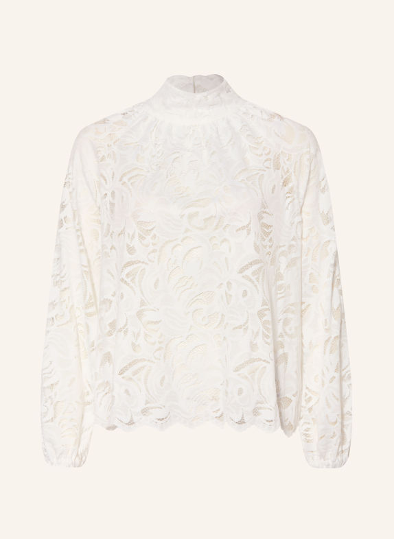 van Laack Blusenshirt VL-YEMINA-XX aus Spitze WEISS