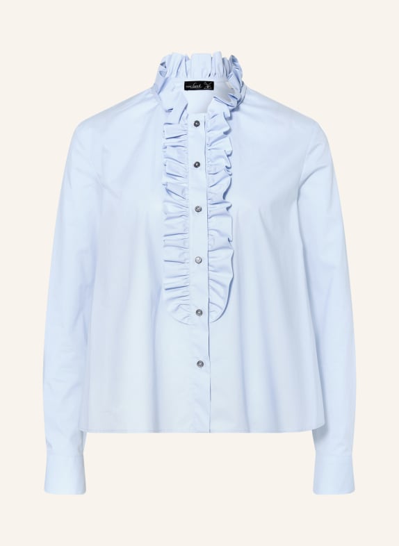 van Laack Blouse VL-NHEA-XX met ruches LICHTBLAUW