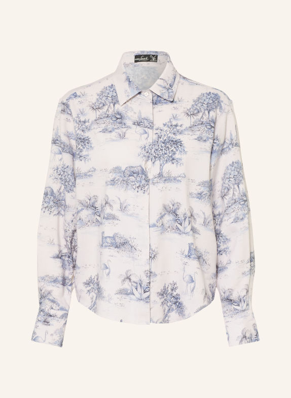 van Laack Overhemdblouse VL-AZITAN-LO CRÈME / DONKERBLAUW / BLAUW