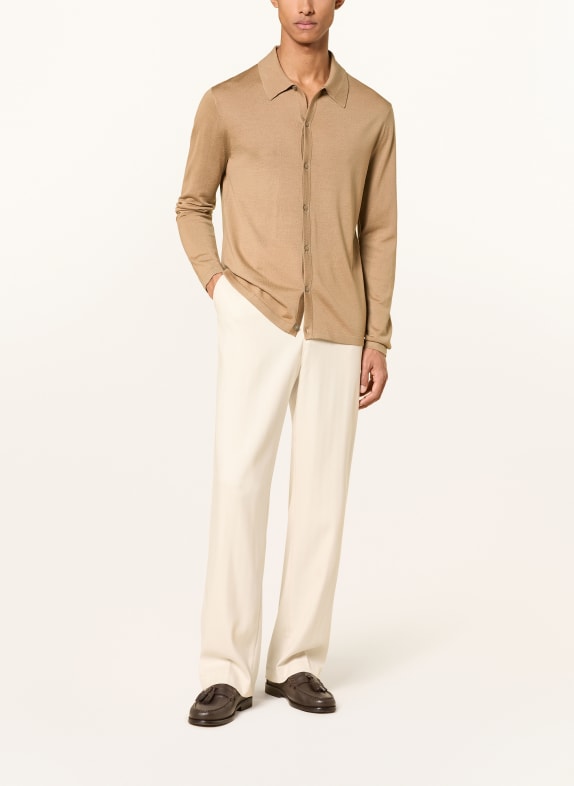 TIGER OF SWEDEN Overhemd VERKLIN Slim Fit CAMEL