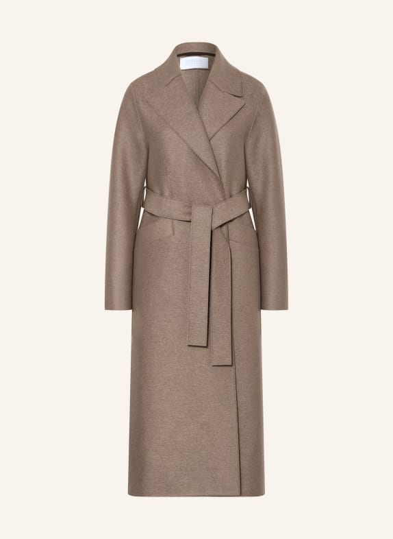 HARRIS WHARF LONDON Wool coat TAUPE
