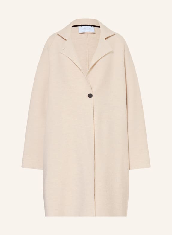 HARRIS WHARF LONDON Wool coat LIGHT BROWN