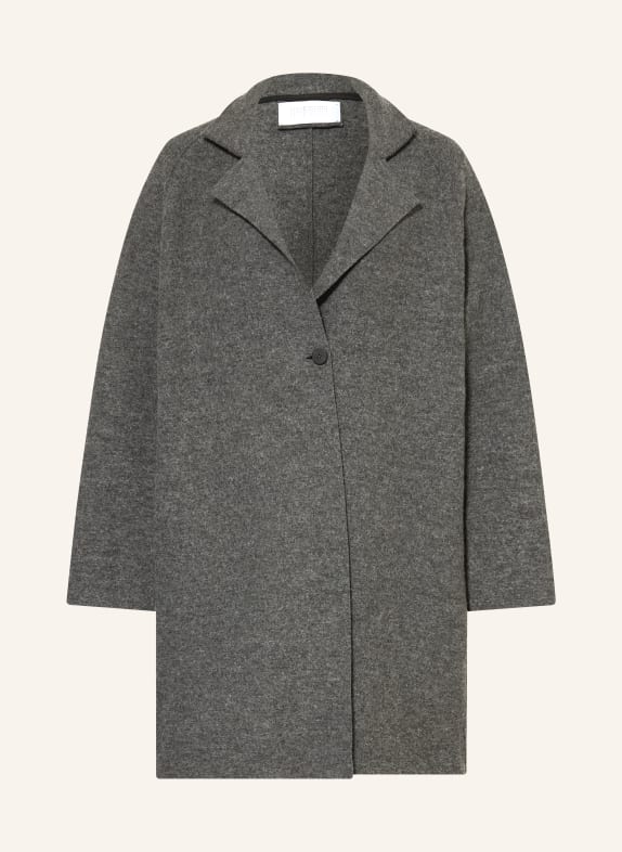 HARRIS WHARF LONDON Wool coat GRAY