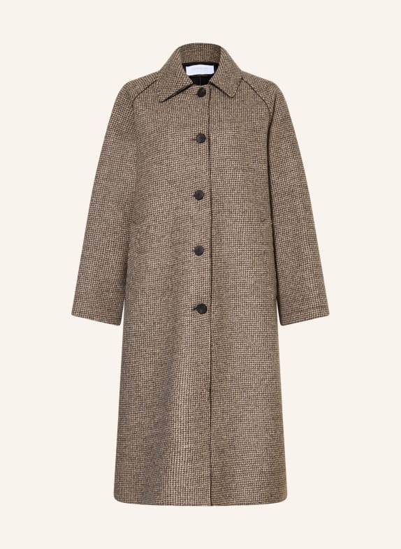 HARRIS WHARF LONDON Wollmantel HELLGRAU / TAUPE / DUNKELGRAU
