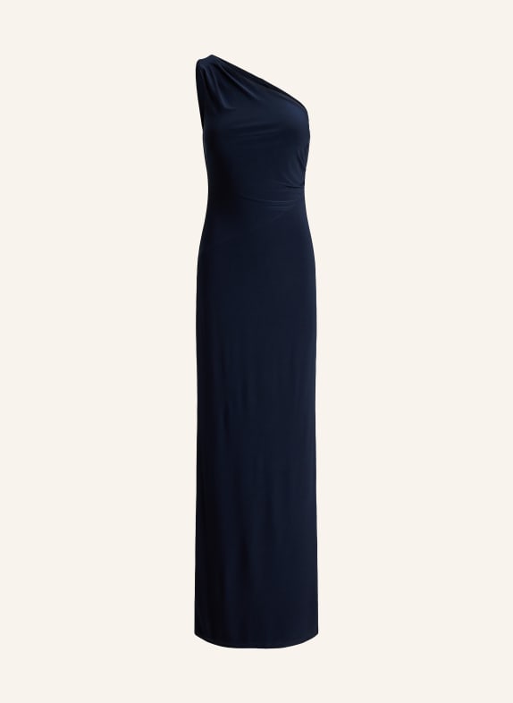 LAUREN RALPH LAUREN Večerní šaty z džerzeje TMAVĚ MODRÁ