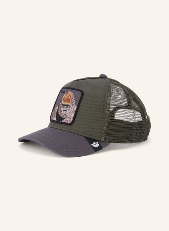 GOORIN BROS. Pet BOSS TRUCKER DONKERGROEN / DONKERGRIJS