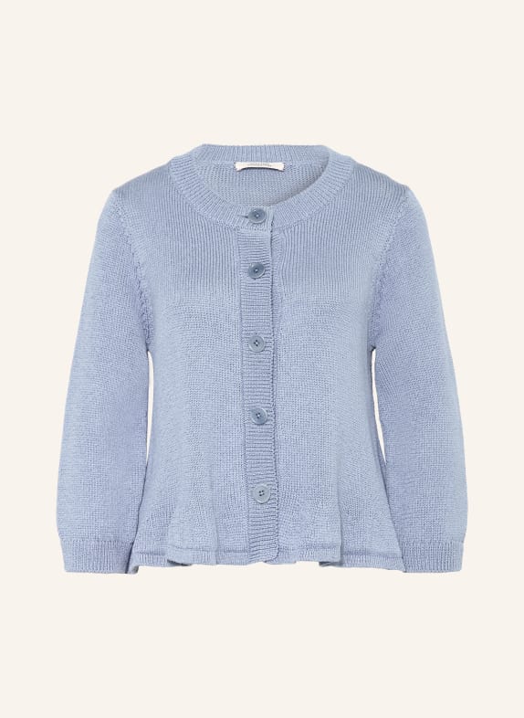 DOROTHEE SCHUMACHER Strickjacke COTTON CANDY mit 3/4-Arm HELLBLAU