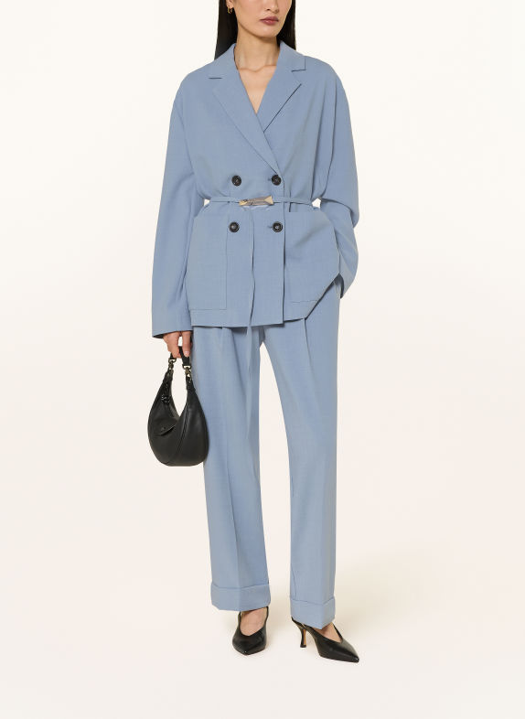 LIU JO Lange blazer LICHTBLAUW