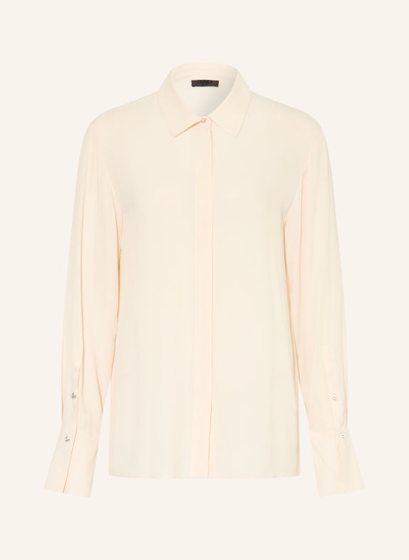 LIU JO Shirt blouse with gemstones CREAM