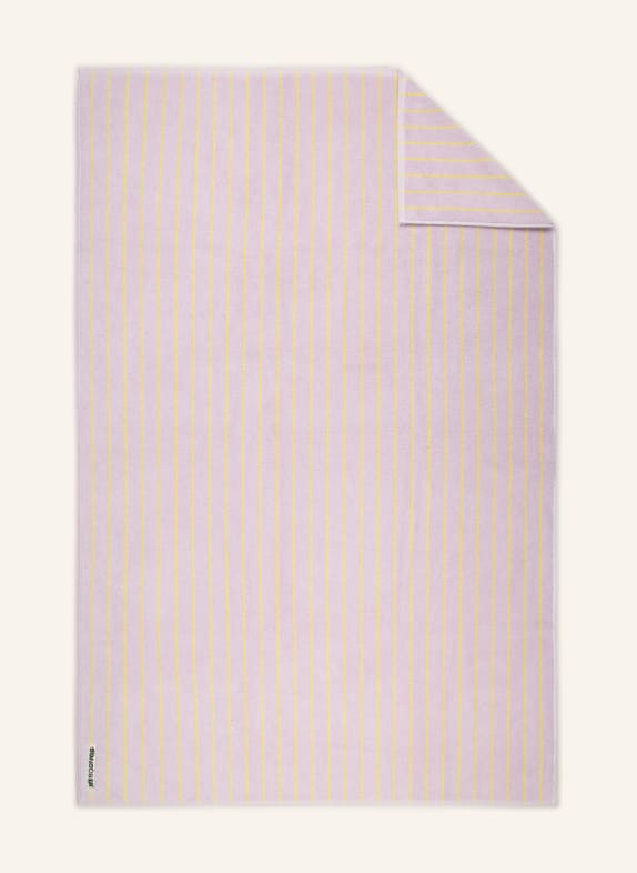 BONGUSTA NARAM Beach Towel LIGHT PURPLE / NEON YELLOW