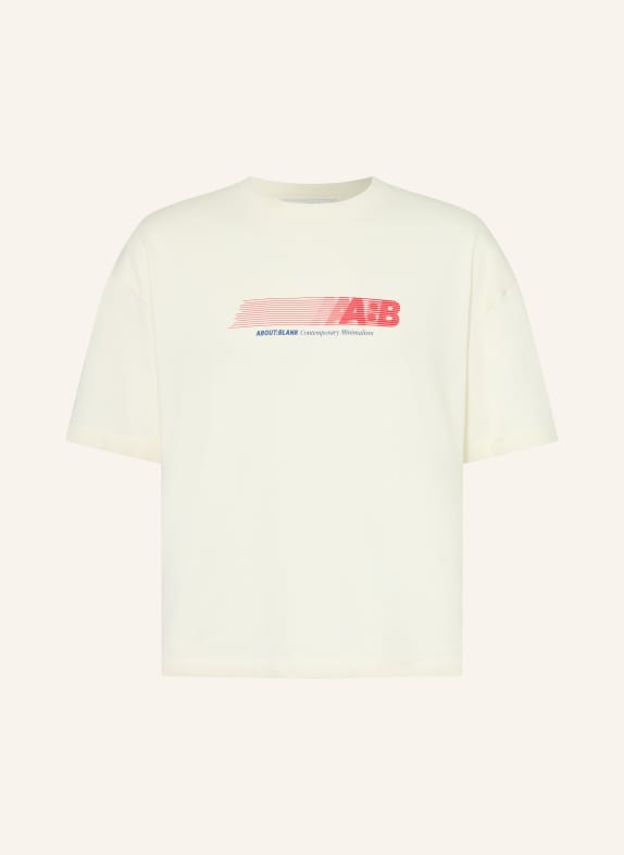 about:blank T-shirt ECRU / RED / BLUE