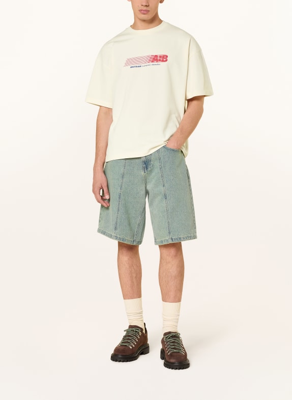 about:blank T-shirt ECRU / ROOD / BLAUW