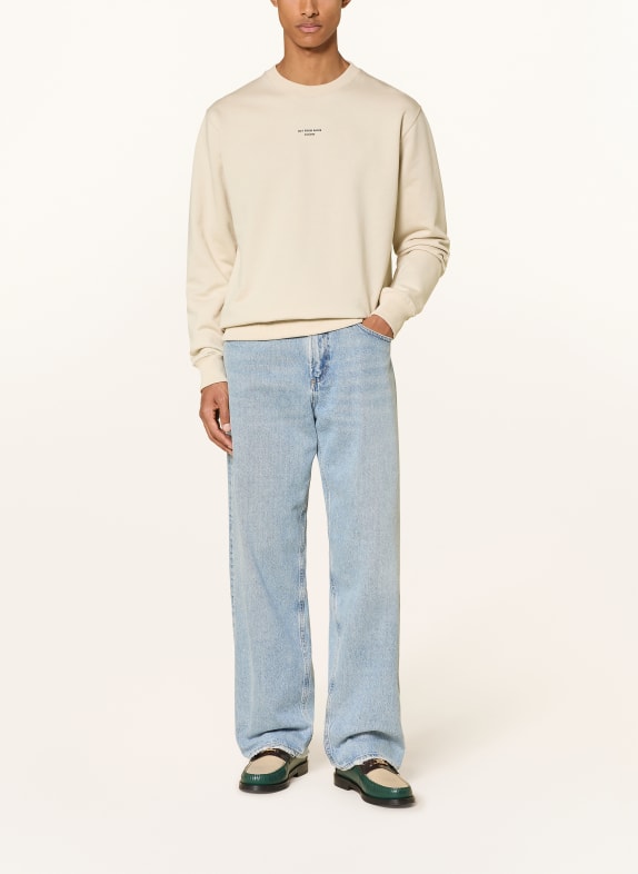 DRÔLE DE MONSIEUR Sweatshirt LE SLOGAN CLASSIQUE BEIGE