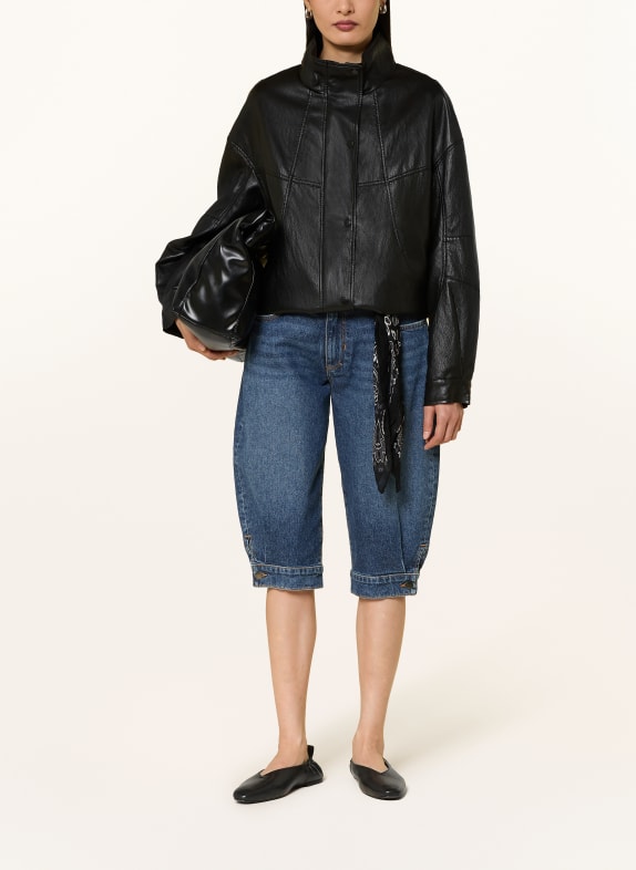 PNTS Jeans-bermuda THE MINI O 23 DUNKELBLAU