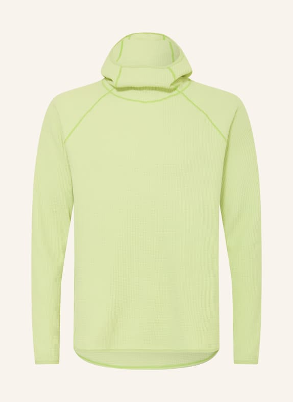 Goldwin Sweat à capuche WF LIGHT VERT FLUO