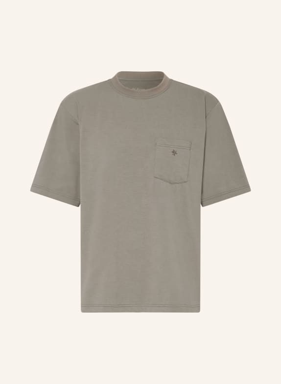 Goldwin T-Shirt OVERSIZED POCKET KHAKI