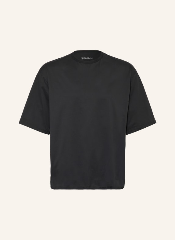 Goldwin T-Shirt HIGH GAUGE SHIRRING SCHWARZ