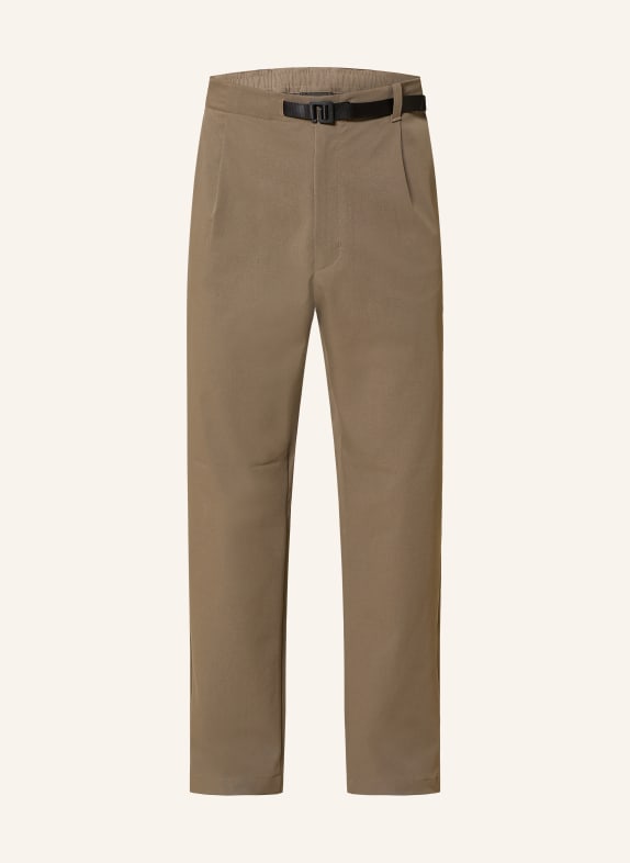Goldwin Hose ONE TUCK Tapered Fit KHAKI