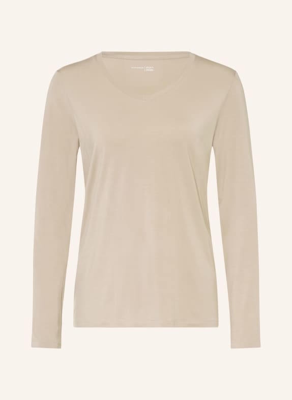SCHIESSER Slaaphemd MIX + RELAX TAUPE
