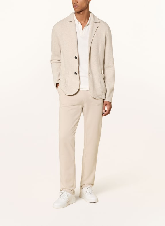 Juvia Gebreid colbert, slim fit BEIGE