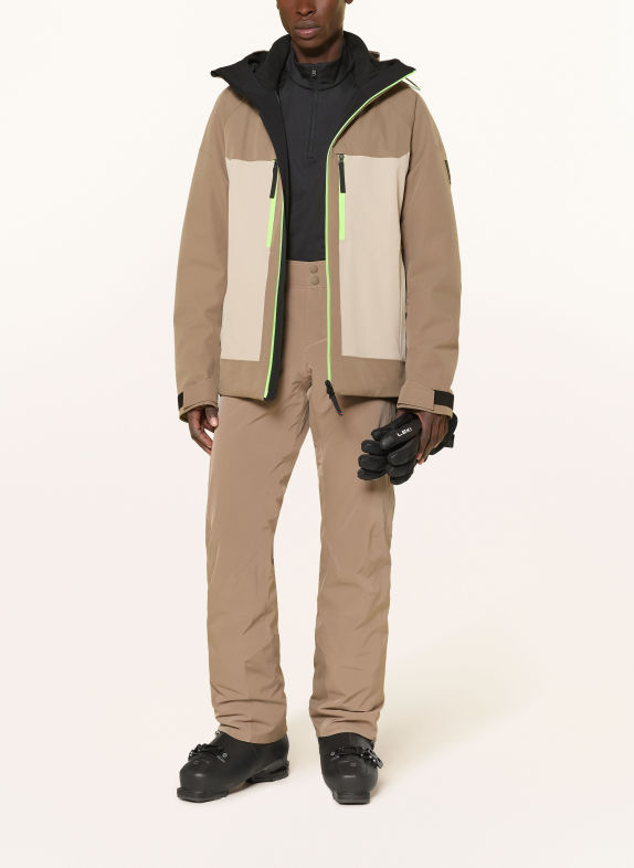 FIRE+ICE Skihose NIC-T HELLBRAUN