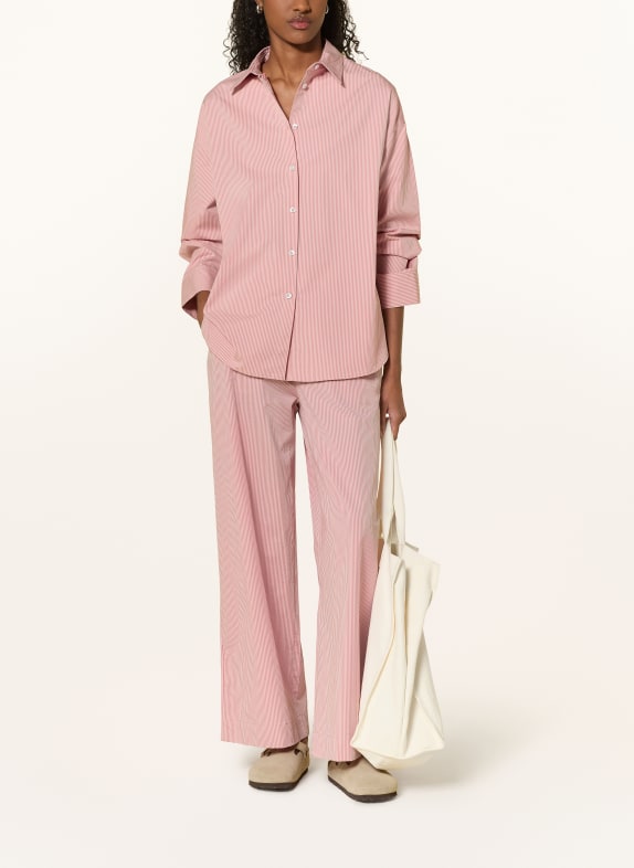 Sweaty Betty Overhemdblouse SUMMER STRIPE LICHTROOD / CRÈME