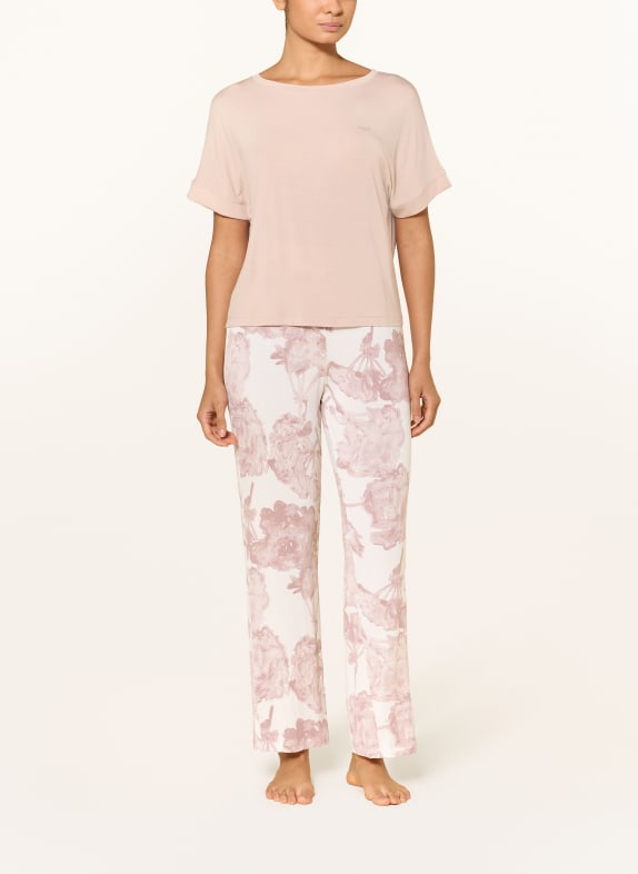 BOSS Pyjamas ESSENCE VIT / GAMMALROSA