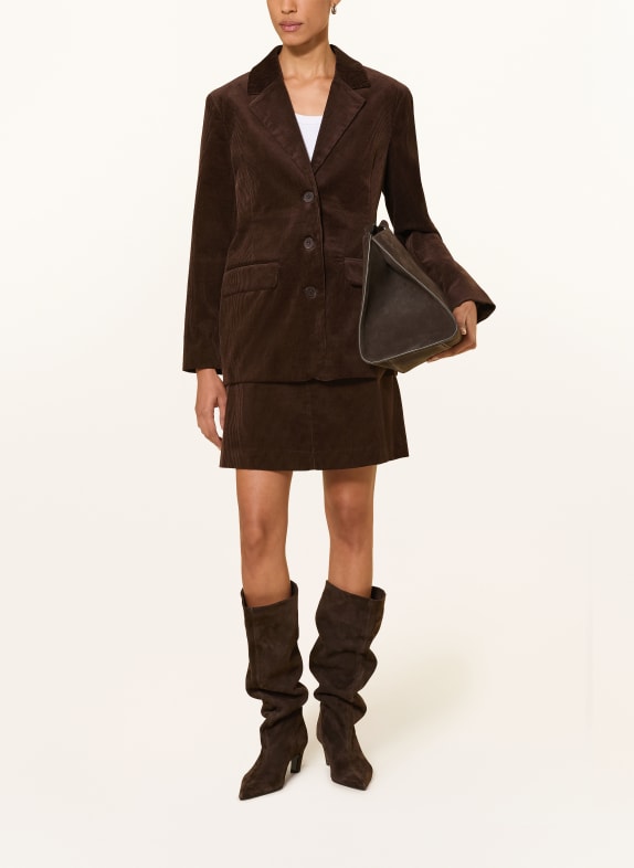 Part Two Corduroy blazer CONJA MARRON FONCÉ
