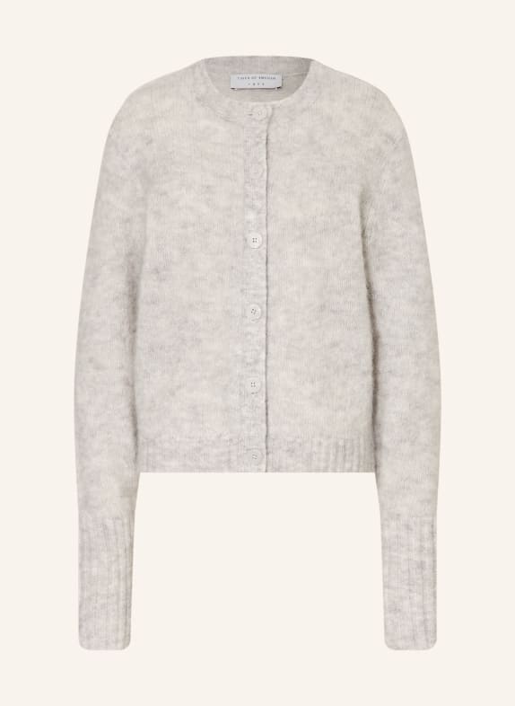 TIGER OF SWEDEN Gebreid vest met mohair GRIJS / ECRU