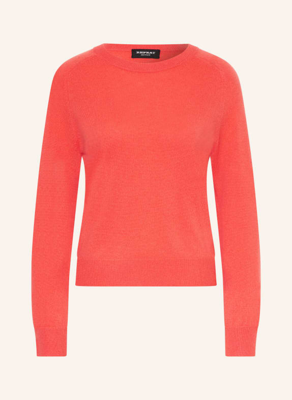 REPEAT Cashmere-Pullover ORANGE
