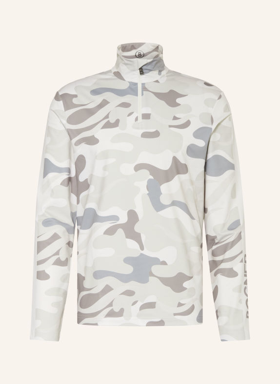 BOGNER Midlayer VERTI WHITE / TAUPE / LIGHT GRAY