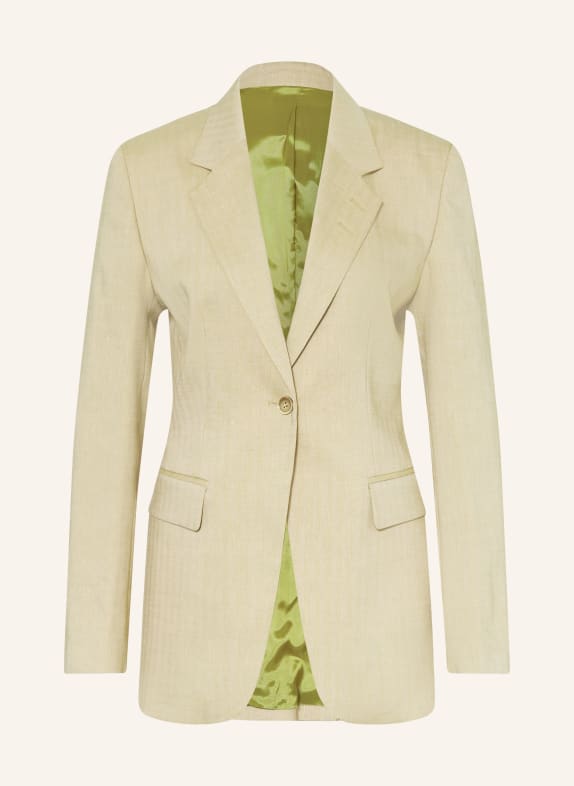 TIGER OF SWEDEN Blazer NARINA mit Leinen HELLGRÜN