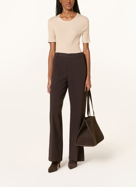 TIGER OF SWEDEN Strikbluse MAE BEIGE