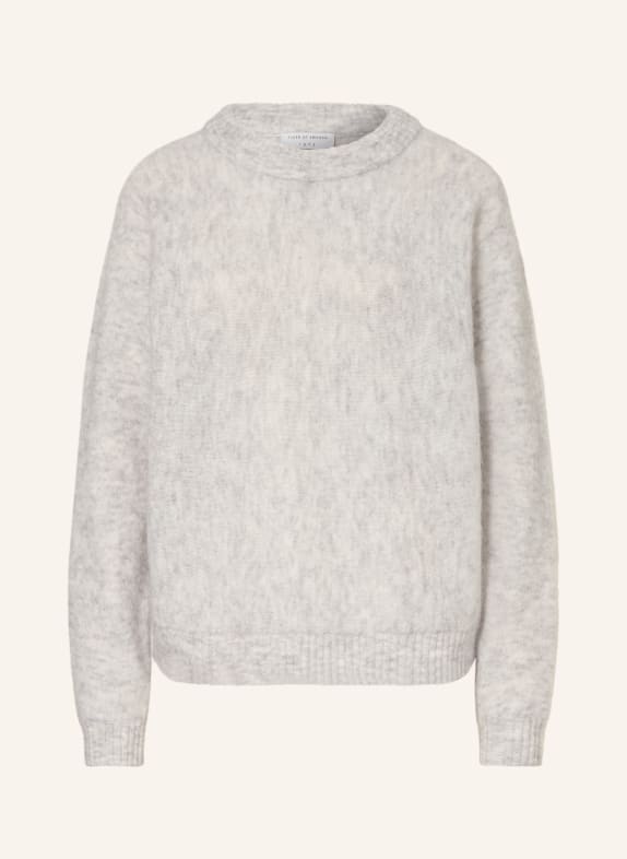 TIGER OF SWEDEN Trui GWYNN met mohair GRIJS / ECRU