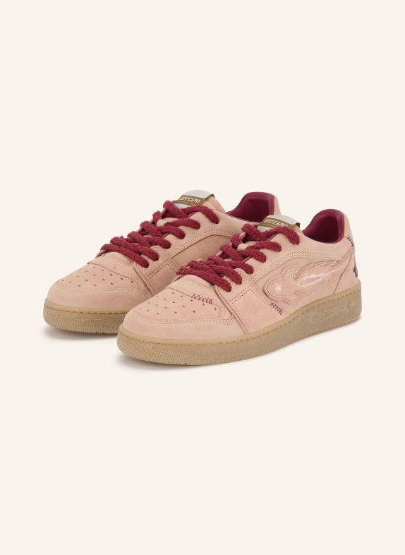 ENTERPRISE JAPAN EGG ROCKET 2 Sneakers DUSKY PINK / DARK RED