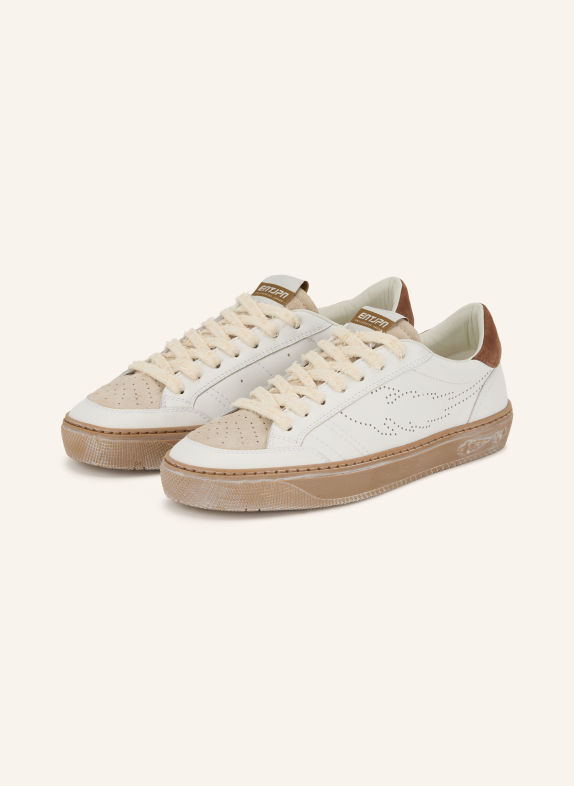 ENTERPRISE JAPAN Baskets JUPITER ROCKET 1 BLANC / MARRON