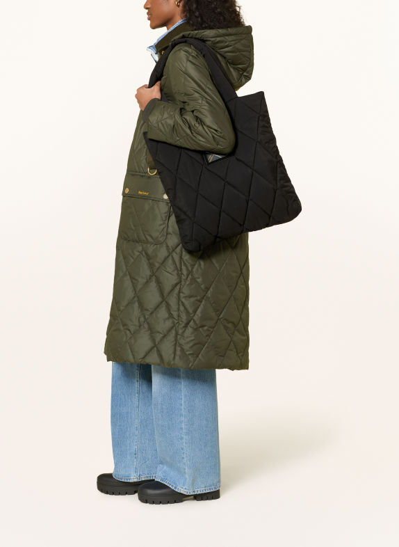 Barbour Shopper CONNIE ZWART / GROEN / WIT
