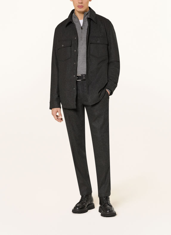 BOGNER Chino RILEY-27 Slim Fit GRI ÎNCHIS