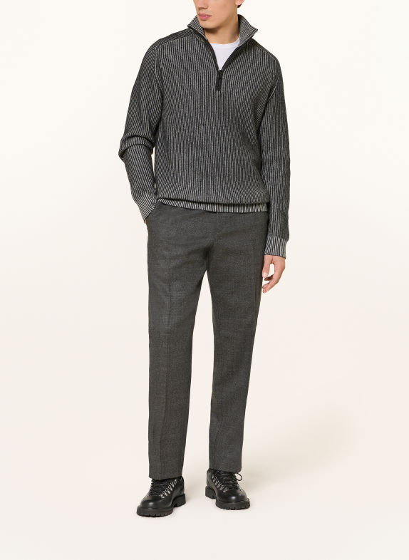 BOGNER Troyer DWAYNE mit Cashmere HELLGRAU / DUNKELGRAU
