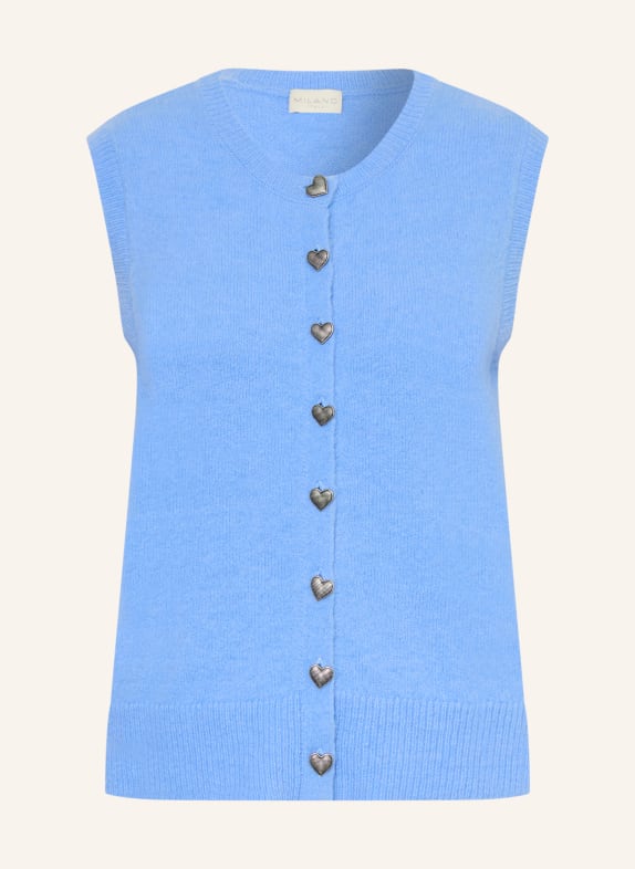 MILANO ITALY Strickweste BLAU
