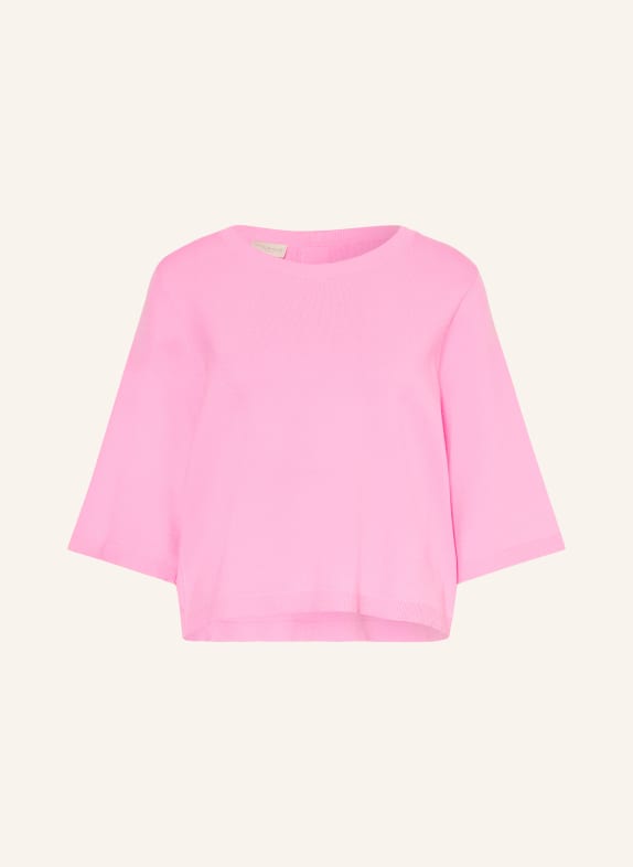 MILANO ITALY Pullover mit 3/4-Arm PINK / NEONORANGE