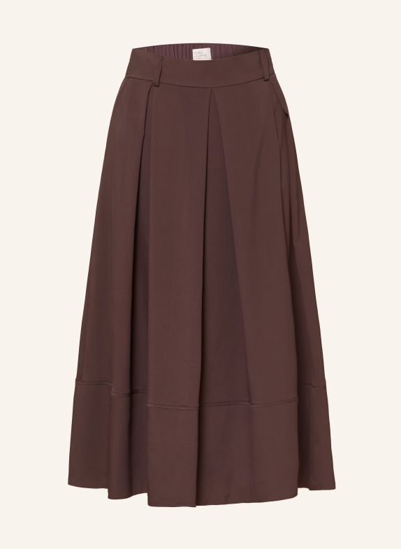 ROBE LÉGÈRE Jupe plissée MARRON FONCÉ