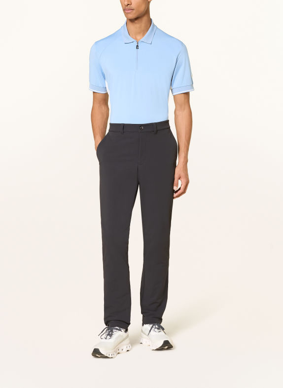 BOGNER Funktions-Poloshirt FABRIO HELLBLAU / WEISS